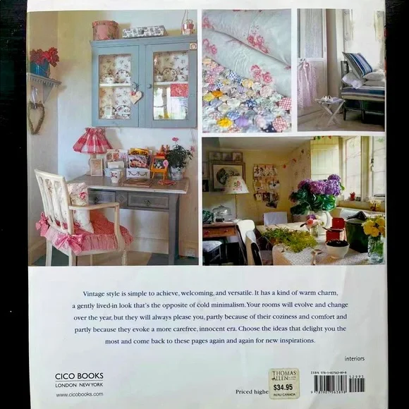 Cabbages & Roses: Vintage Chic: Using romantic fabrics and flea market finds - Picture 3 of 3